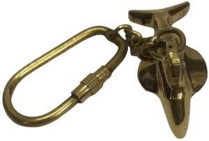 ผู้จัดจำหน่ายสินค้าขายส่ง พวงกุญแจรูปปลาโลมาทองเหลืองแท้ รับออกแบบตามสั่ง - Product Image 6