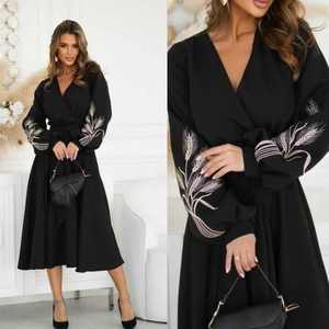 ชุดเดรสแต่งงานยูเครนสีขาวหรูหราวิจิตรวิสเฮาส์ทำมือพร้อมเครื่องประดับแบบดั้งเดิมเสื้อเบลาส์แต่งเอวธรรมชาติ - Product Image 6