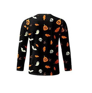 Camiseta de manga larga para hombre y mujer, camisa unisex de diseño personalizado, reflectante, lisa, holgada, de gran tamaño, 100% algodón - Product Image 5