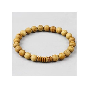 Pulsera de cuentas de estilo EW de alta calidad para mujer, brazalete artesanal antiguo de cuentas de madera a precios bajos de fábrica - Product Image 1