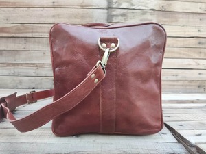 Handmade Large Vintage Genuine Leather Duffle <b>Bag</b> Fashionable Custom Weekender <b>Gym</b> Travel Zipper <b>Ladies</b> Sport Overnight Candy - Product Image 2
