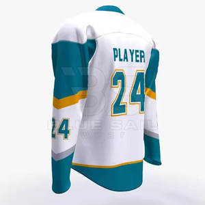 Uniforme de Equipo de Hockey sobre Hielo, Jersey con Cuello Redondo, Acabado Liso y Ajuste Flexible, Jersey de Hockey sobre Hielo de Alta Calidad - Product Image 4