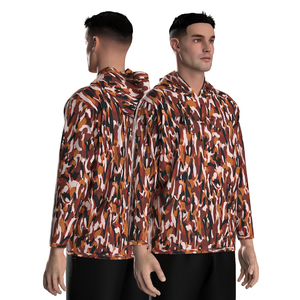 Venta al por mayor Unisex Rendimiento Pesca Sudadera con capucha Sun Shielded UPF 50 Poliéster transpirable Color sólido Camisa al aire libre personalizado - Product Image 6