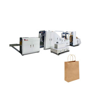 Máquina para hacer bolsas de papel de fondo cuadrado completamente automática superventas para bolsas de papel Kraft cuadradas de la India - Product Image 1