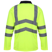 Chemises de travail haute visibilité fluorescentes pour hommes, bandes réfléchissantes, logo personnalisé, options de couleur, service OEM, impression numérique