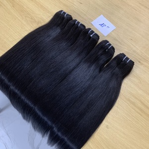 Haute qualité 100% vierge brut non transformé Remy cheveux 28 pouces vague Style dentelle perruques peau trame Vietnam faisceaux humains vendeurs en vrac - Product Image 1