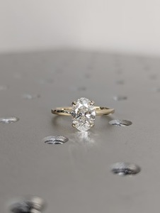 Handmade Vintage Natural Stone Diamond Engagement <b>Ring</b> Fine Jewelry <b>Indian</b> Pearl Gold Plated Prong Setting Christian Women's - Product Image 2