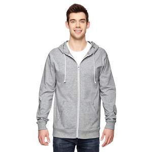 Wholesale Men's 100% <b>Fleece</b> Plain Full Zip up Hoodie Custom Logo Oversized Pullover Blank Heavy Light Weight <b>Hoodies</b> - Product Image 6