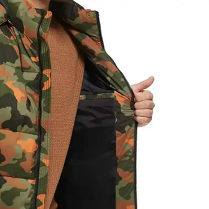 Nouvelle Veste Polaire Entièrement Zippée, Conception Personnalisée, Vente en Gros, Chaude et Épaisse, Hiver, Unie, Matelassée, à Capuche, Doudoune Extérieure - Product Image 4