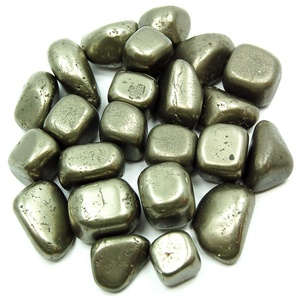 Vente en gros de pyrite naturelle sculptée pierres dégringolées polies cristaux d'amour de guérison pour la décoration Feng Shui Reiki et la méditation - Product Image 1