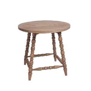 Mesa auxiliar de madera trabajada a mano de calidad premium para aquellos que quieren muebles de lujo con auténtica belleza de madera - Product Image 1