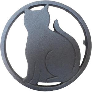 Belles Fleurs Noir Poudre Enduit En Aluminium Dessous De Plat Résistant À La Chaleur Décoratif Cuisine Pad Élégant Table À Manger Accessoire - Product Image 2