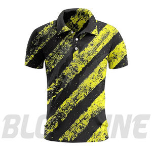 Camisa de Manga Corta para Hombre Bloodline, Color Rojo y Negro Sólido, Corte Regular Formal, Transpirable, de Algodón Tejido de 220g, con Logotipo Frontal - Product Image 6