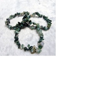 Soha Agate Offers High Quality Natural Moss Agate <b>Crystal</b> Chips Bracelets Semi-Precious Stone <b>Crafts</b> for Women's Jewelry Gifts - Product Image 4