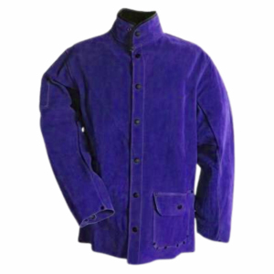 Chaqueta de soldadura de cuero de alta resistencia, traje de protección ignífugo, chaqueta de soldadura, ropa de trabajo de soldadura de cuero - Product Image 5