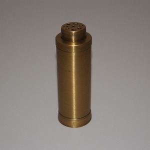 Élégant moulin à sel et à poivre en laiton avec finition argent antique Artisan conçu pour les intérieurs de salle à manger décoratifs - Product Image 3