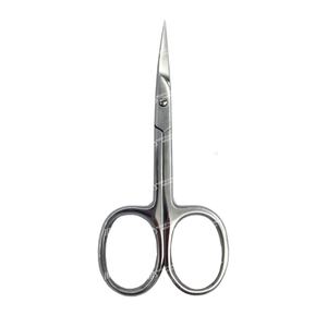 High Quality Professional 9.5cm <b>Curved</b> Stainless Steel Sharp Cuticle <b>Scissors</b> Durable Reusable Beauty Tool OEM Custom Branding - Product Image 3