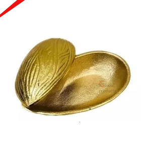 Plateau de service fini doré Plateau de service en forme de coquillage - Product Image 3