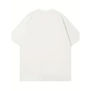 เสื้อยืดลำลองผู้ชายคุณภาพสูง ผ้าฝ้าย 100% ปักโลโก้ตามสั่ง พิมพ์ลายดิจิตอล ทรงยาว โอเวอร์ไซส์ ระบายอากาศได้ดี - Product Image 4