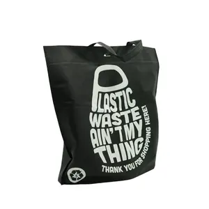 High Quality Promotional Cheap Custom Logo Blank Non Woven Tote bags 100% Virgin Material Grocery Fair Trade Non Woven bag
