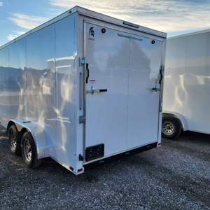 Nouvelle conception, prix d'usine, remorque de fret fermée en acier 18x6x7 avec forme carrée pour le transport de marchandises, prête à l'exportation - Product Image 4