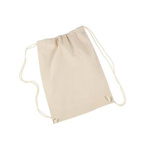 Sac à cordon en coton de style et de luxe avec logo personnalisé, petite maille durable pour le shopping, motif d'impression uni soigneusement conçu - Product Image 4