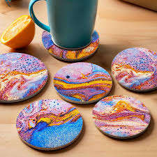 Posavasos de Madera de Diferentes Colores para Decoración de Mesa, para el Hogar, Hoteles y Restaurantes, Posavasos de Madera a Precio Accesible - Product Image 6