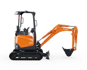 Miniexcavadora Kubota U17-5 usada, equipada con orugas de goma según la configuración aplicable de la máquina. - Product Image 6