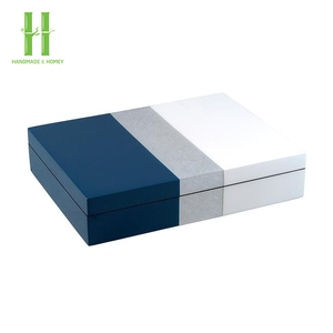 Meilleur choix boîte à bijoux en laque personnalisée laque à haute brillance cadeau de luxe boîte d'emballage de bijoux en bois OEM fabriqué au Vietnam - Product Image 2