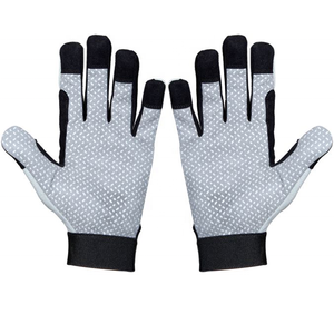 Barco Safety Gloves Anti-Slip Texture Fingertips Elastic Wristband Eco-Friendly Breathable Four Seasons Use PU Material - Product Image 5