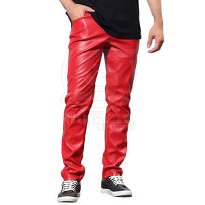 Pantalons en cuir pour hommes, best-sellers, résistants, légers, en stock - Product Image 4