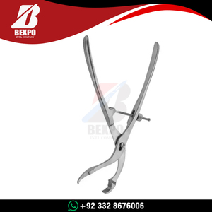 Pinzas Médicas para Sujeción de Huesos Animales, con Mecanismo de Trinquete, Abertura de Mandíbulas de 15.5cm, Acero Inoxidable, Instrumentos Ortopédicos Manuales, Certificación CE - Product Image 6