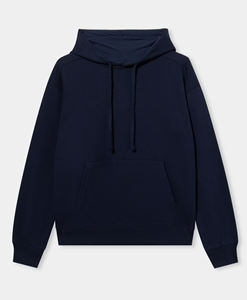 Custom Wholesale Trendy Oversized Heavyweight High Quality <b>Navy</b> Hoodie Winter Warm <b>Fleece</b> hoodies for <b>men</b> - Product Image 2