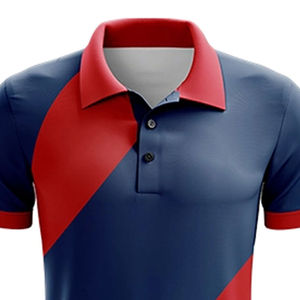 Los polos de sublimación de precio más bajo para hombres y mujeres están disponibles a granel Polo de punto de golf con sublimación de algodón y seda - Product Image 6