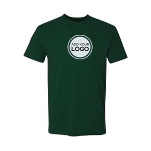 เสื้อยืดผ้าฝ้าย100% ของผู้ชายสีทึบโลโก้แบบกำหนดเอง - Product Image 4