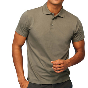 Casual 100% Qualité Garantie Couleurs Personnalisées Designs Logo Broderie Manches Courtes pour Polos Motif Solide Vente Saisonnière - Product Image 3