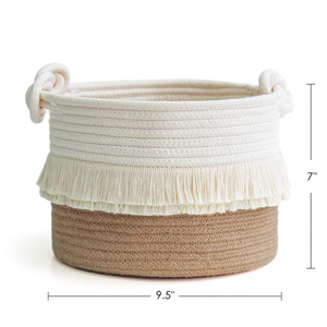 New Home Storage Organization <b>Jute</b> Toy Storage <b>Basket</b> & Laundry Kitchen <b>Jute</b> Kitchen Vegetable Storage <b>Basket</b> <b>Jute</b> Rope <b>Basket</b> - Product Image 2
