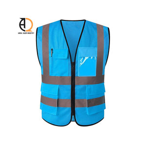 Gilet de sécurité décontracté sans manches pour homme pour l'été, veste de sécurité respirante de haute qualité - Product Image 2