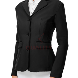 Veste d'équitation pour femme imperméable coupe-vent respirant tissu extensible élégant vêtements de sport équestres confortables - Product Image 5