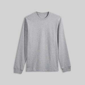T-shirt Oversize à manches longues 240-300 g/m² en jersey épais avec impression sérigraphiée compressée – Modèle 1011 - Product Image 1