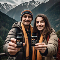 Cápsulas de Shilajit Puro del Himalaya Aprobadas por GMP, 100% Naturales, Orgánicas, Secadas al Sol, Ácido Fúlvico, Paquete de 30 Piezas, Inmunidad, Mujeres Embarazadas