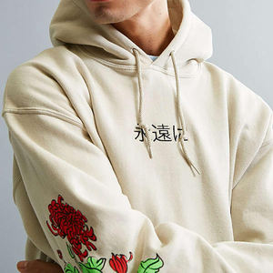 Sudadera con capucha para hombre, de manga larga, personalizada, con sublimación, rosa, de gran tamaño - Product Image 3