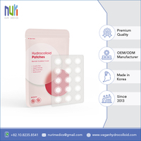 Offre Spéciale Corée Origine Logo Personnalisé Hydrocolloïde 10mm Biseauté Transparent Bouton Patch Couverture Top Notch Qualité Zits