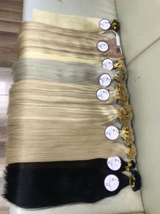 Mcsara-extensiones de cabello humano doble, cabello natural con queratina marrón, Rubio vietnamita, 2023 - Product Image 4