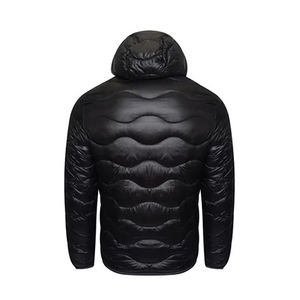 Chaqueta de Hombre de Alta Gama, Talla Grande, Acolchada, de Cuero, Estilo Casual, con Cuello y Cremallera, Chaqueta de Invierno para Hombre - Product Image 4