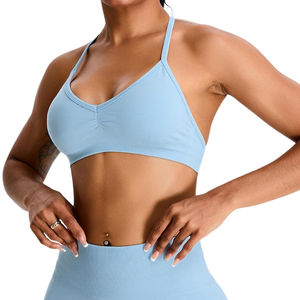 Soutien-gorge de sport à bretelles réglables avec fonction de séchage rapide Support moyen élevé pour Impact Fitness Wear Activewear personnalisable - Product Image 3