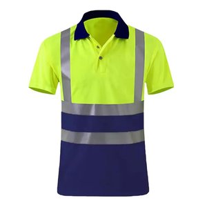 Ropa DE TRABAJO personalizada camisas reflectantes con cinta de alta visibilidad camisa de seguridad para trabajo industrial al aire libre camisas OEM al por mayor - Product Image 1