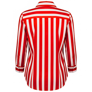 Camisa Formal de la Hermandad Delta Sigma Theta, Camisa de Uso Diario, Camisa Tejida para Mujer, Camisa con Cuello, Camisa con Botones Delanteros - Product Image 3