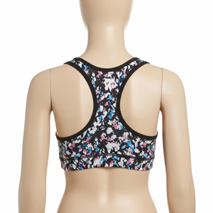 Soutien-gorge de sport imprimé à séchage rapide pour adultes, tissu extensible en nylon et élasthanne, vêtements de sport de soutien pour la salle de sport, le yoga, la course à pied, la remise en forme - Product Image 4