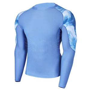 ชุดใส่เล่นกีฬาแบบผื่นแดงแขนยาว MMA ชุดป้องกันผื่นคันมีโลโก้ออกแบบได้ตามต้องการ - Product Image 2